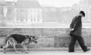 Man with dog